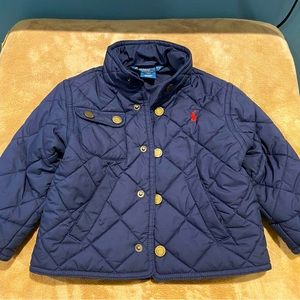 Polo - navy blue puffer coat.  18 months
